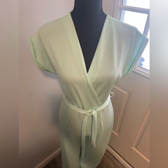 Missi London mint green Jumpsuit - Picture 5 of 12